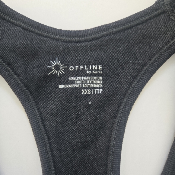 NWT Aerie Offline Seamless Keyhole Sports Bra XXS - Picture 3 of 4